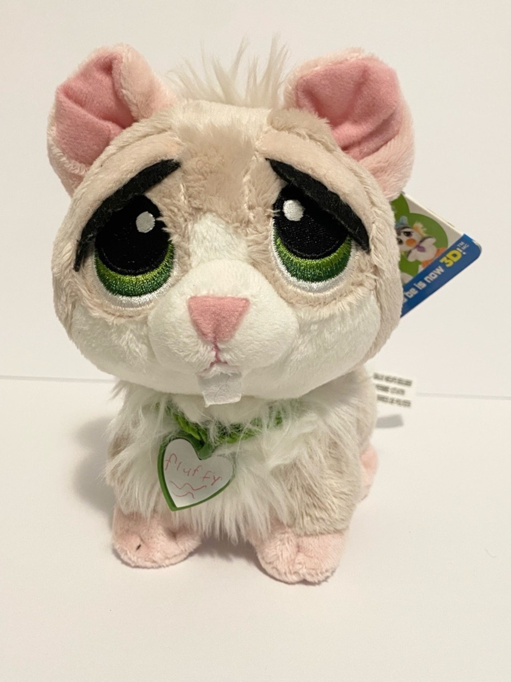 Rescue Pets My E 3D Pets Pet Hamster Plush 2009 Stuffed Animal Toy